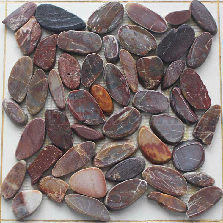 Mesh Tile Slice Pebble Floor Tiles River Stone Price