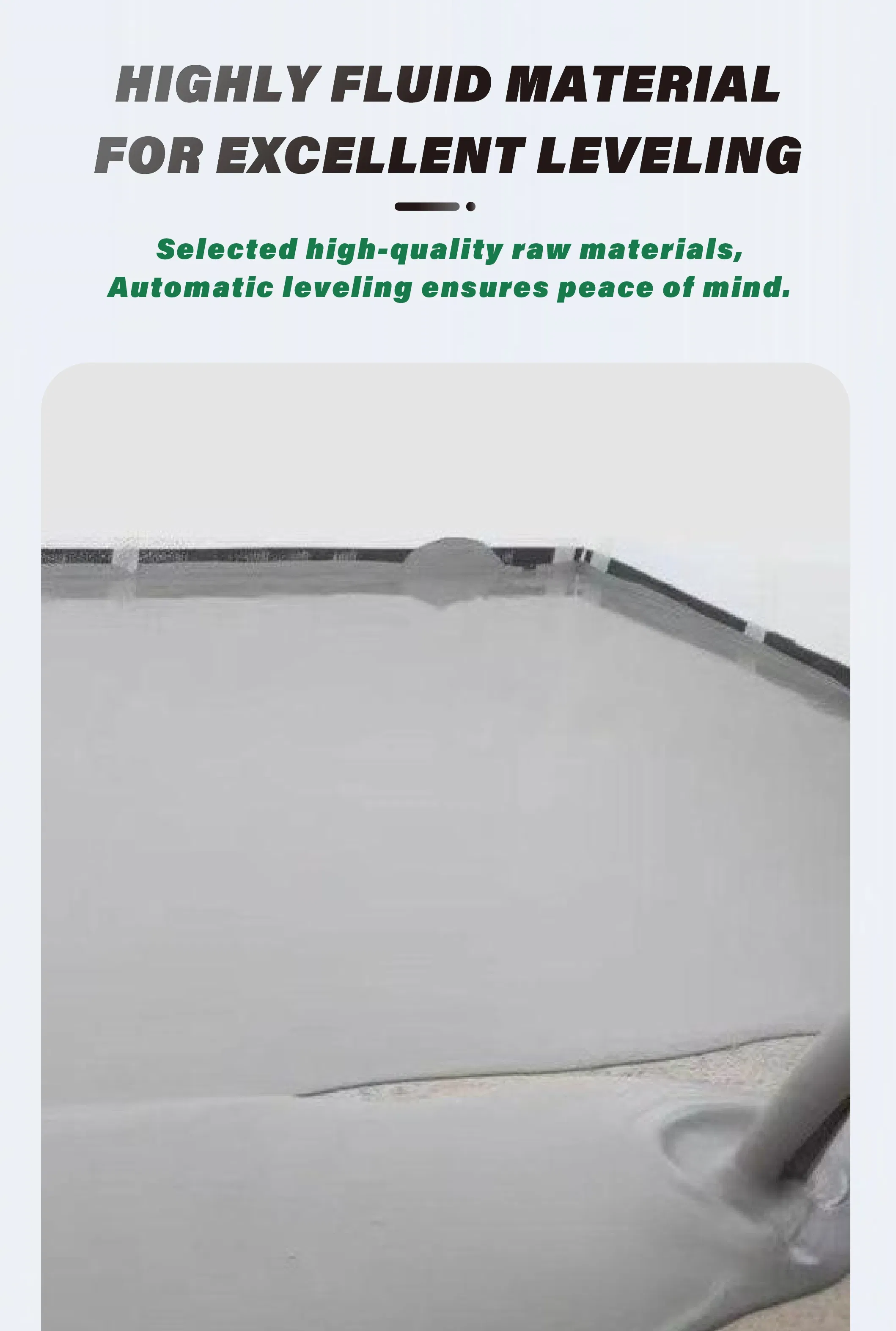 Self-Leveling Cement with Exceptional Fire Resistance and High Strength Ratings