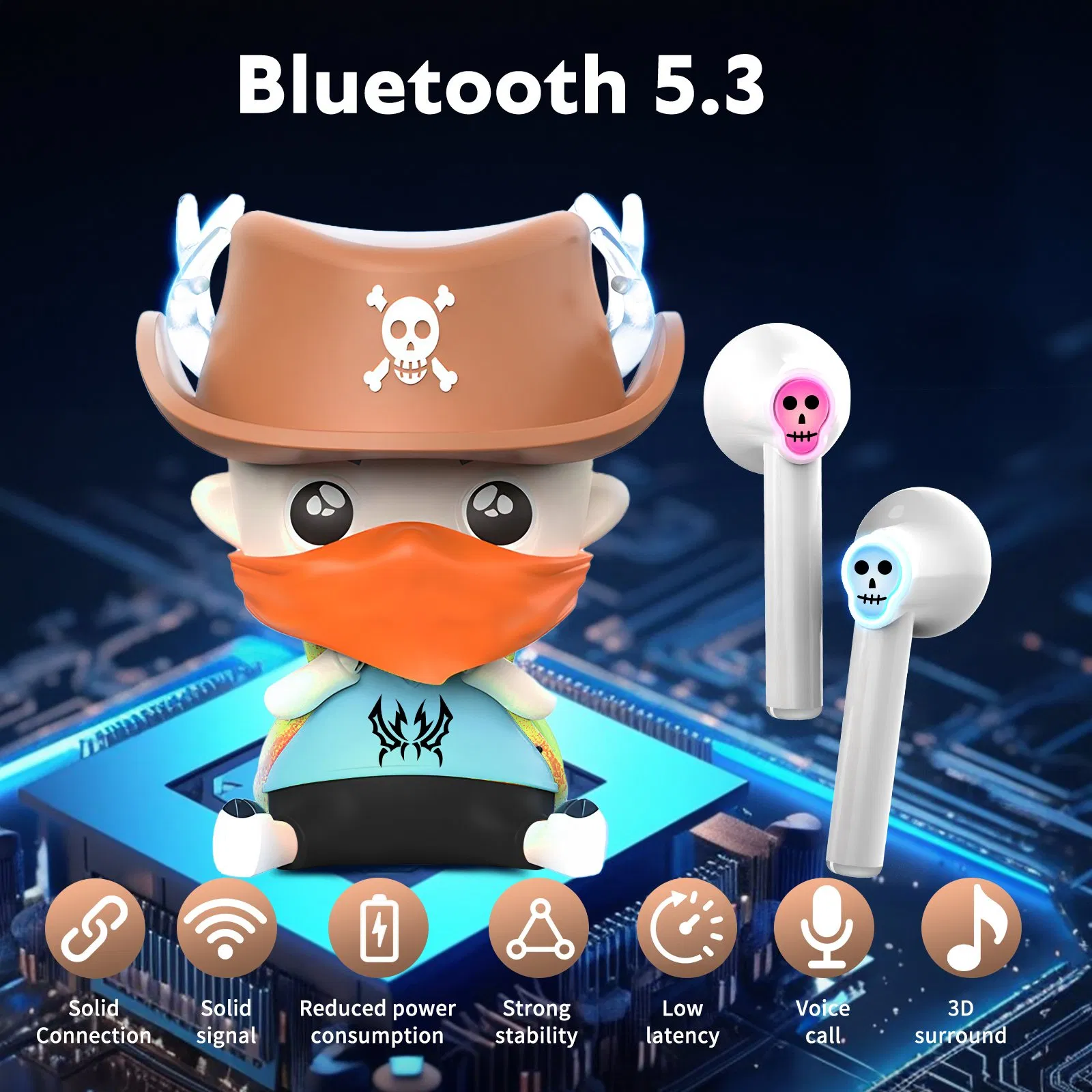 Наушники Kotion Each RS3 TWS с шумоподавлением, черные