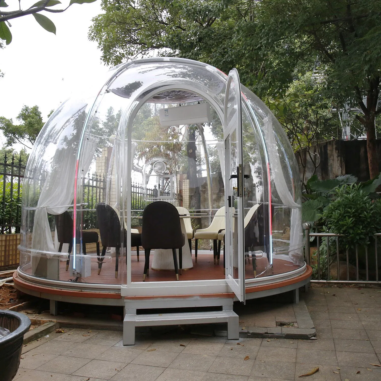 Transparent Hotel Outside Globe Clear Bubble Dome Tent Igloo PC Dome Room