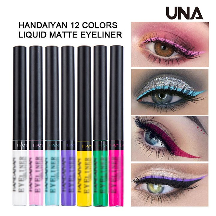 Wholesale 42 Colors Waterproof Matte Liquid Eyeliner Pencil Custom Logo Long-Lasting Non-Blooming Colored Liquid Eyeliner Pen