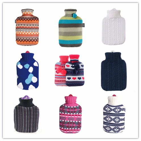Nature Rubber PVC 2000ml 1000ml 500ml BS Hot Water Bottle