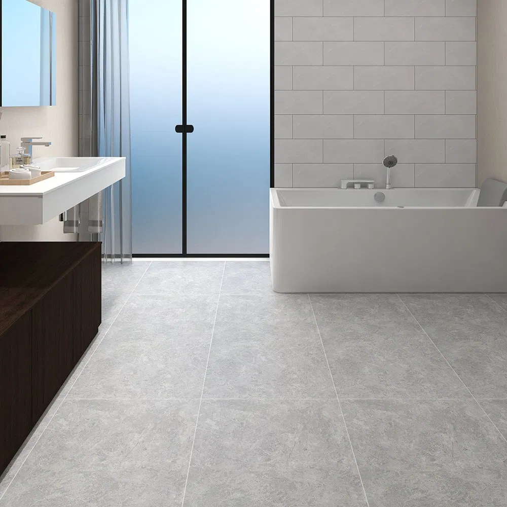 Big Size 60X60 60X120 Non Slip Grey Rustic Glazed Flooring Porcelain Tile