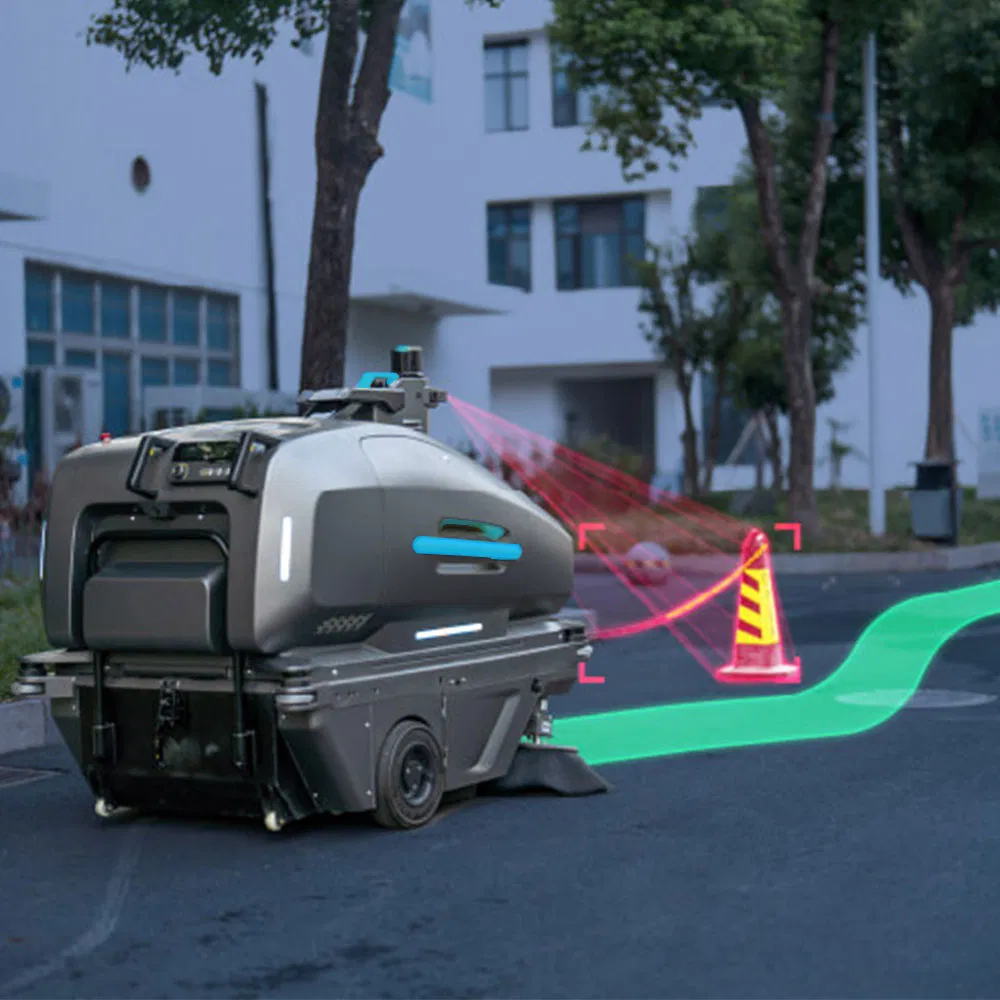 Hot Sale Self-Cleaning Commercial Cleaning Robot Smart Outside Cleaning Solutions Ride-on Sweeper