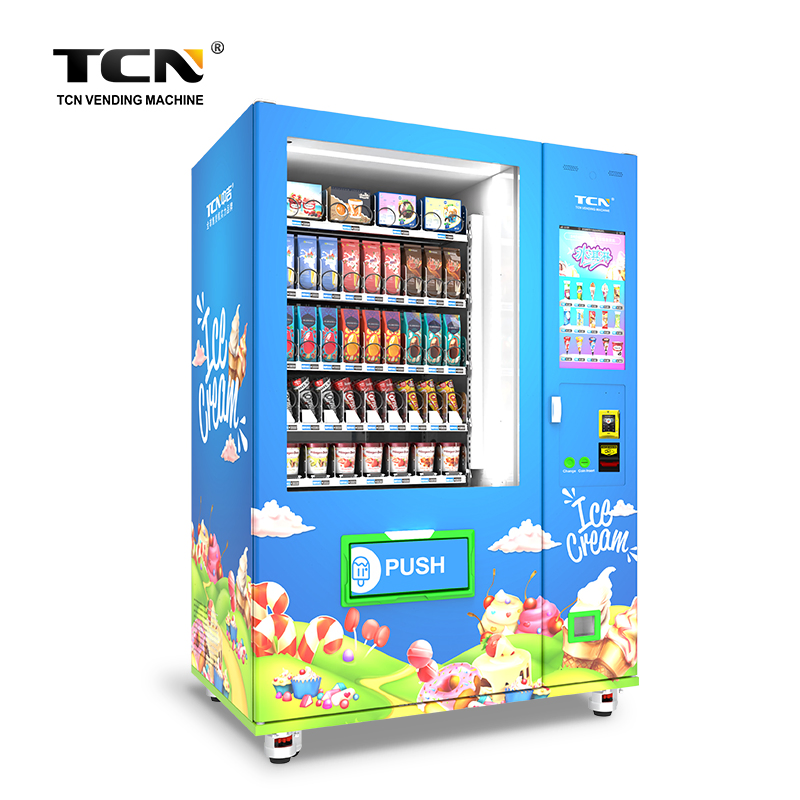 Tcn Automatic Fresh Fruit Vegetables Frozen Food Vending Machine with 22′ ′ Screen