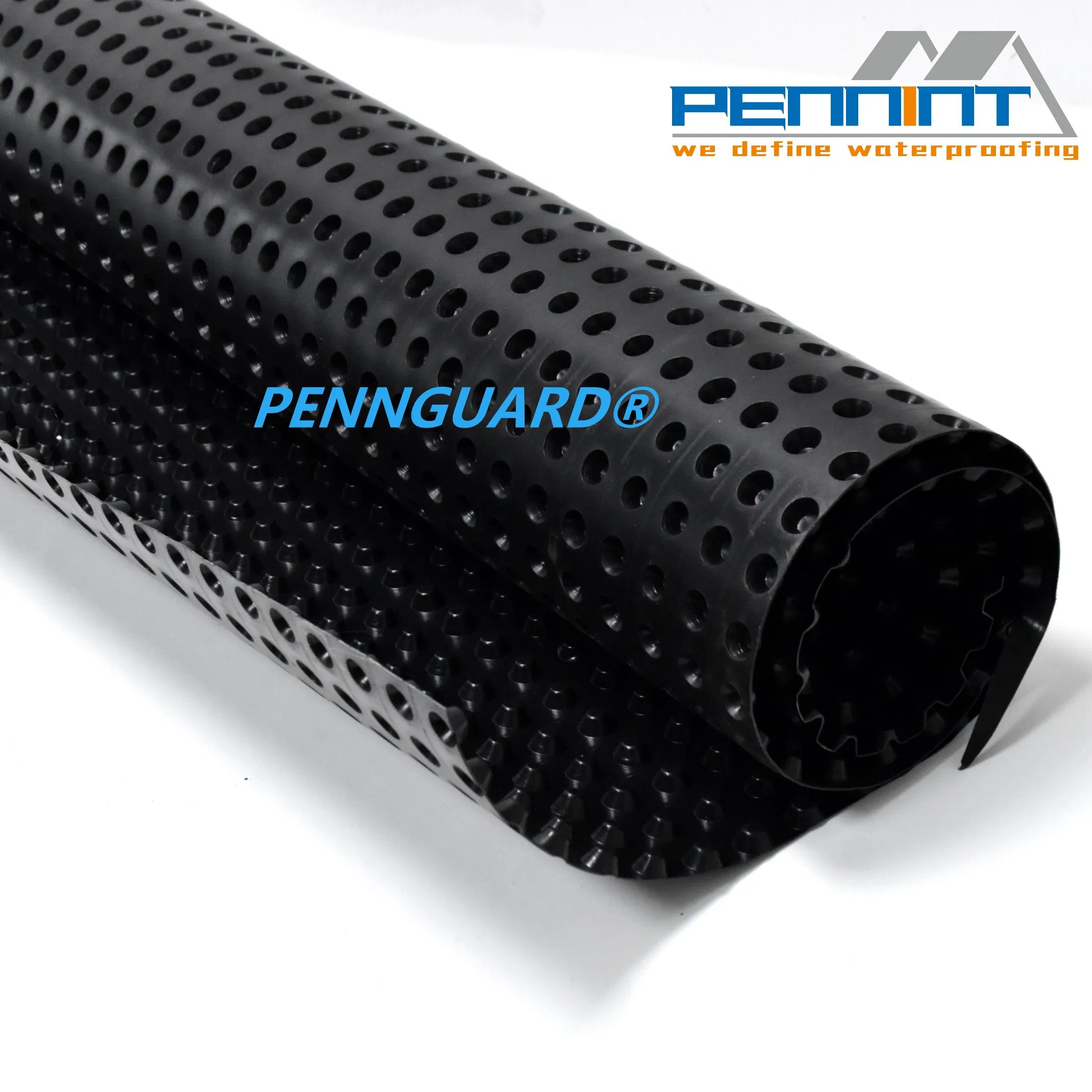 Good Quality HDPE Plastic Black Dimple Drainage Board for Structure Protection