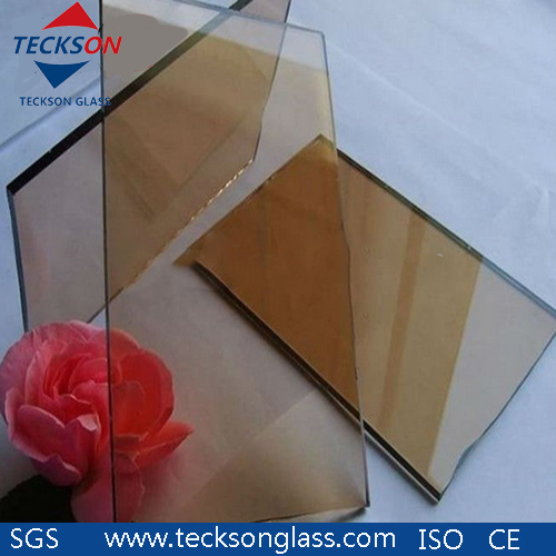 5mm Euro Bronze Colour Reflective Coated Float Glass for Building