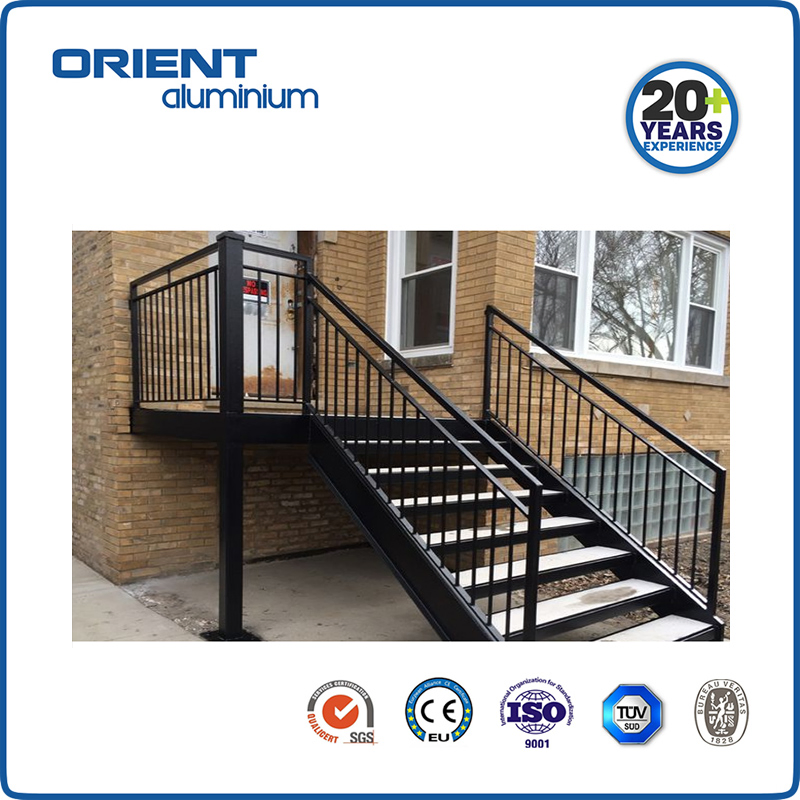 Balustrades and Aluminum Handrail Metal Baluster Modern Fence Indoor Balcony Railing