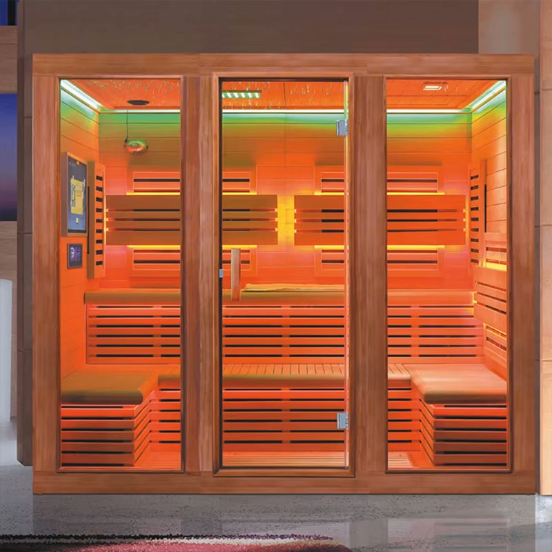 Luxurious Indoor Sauna Gymnasium, Infrared Sauna, Full-Spectrum Sauna, Dry Sauna, Supports Customization