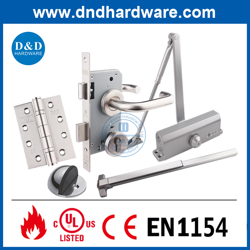 High Security Stainless Steel UL305 Commercial Push Bar Door Locks Panic Hardware