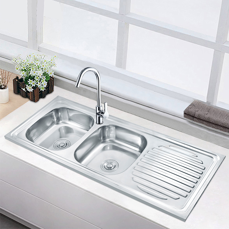 Premium Stainless Steel Kitchen Sink - Customizable Ss201 & SS304 Options