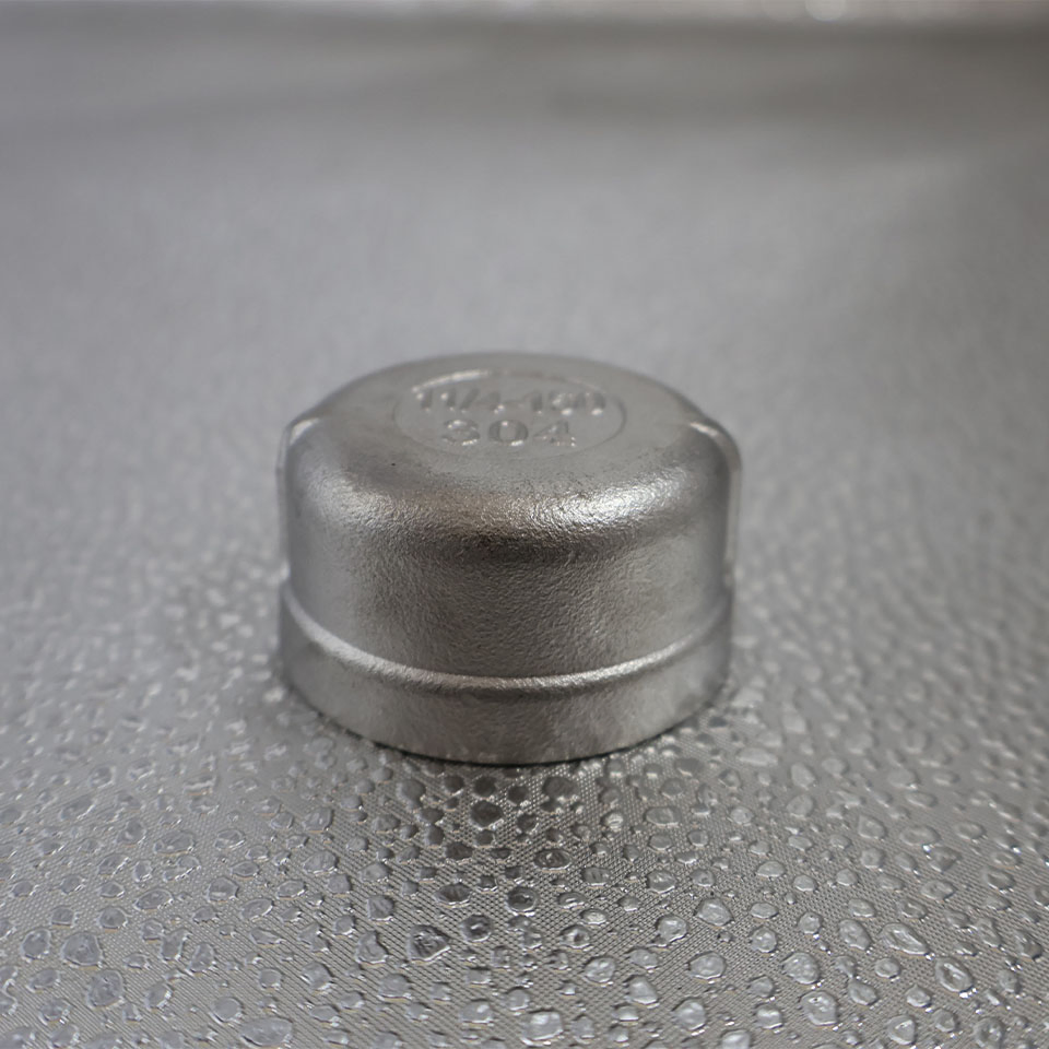 China Factory Premium 304 Stainless Steel Pipe Cap Fittings Durable for Secure Pipeline Connections