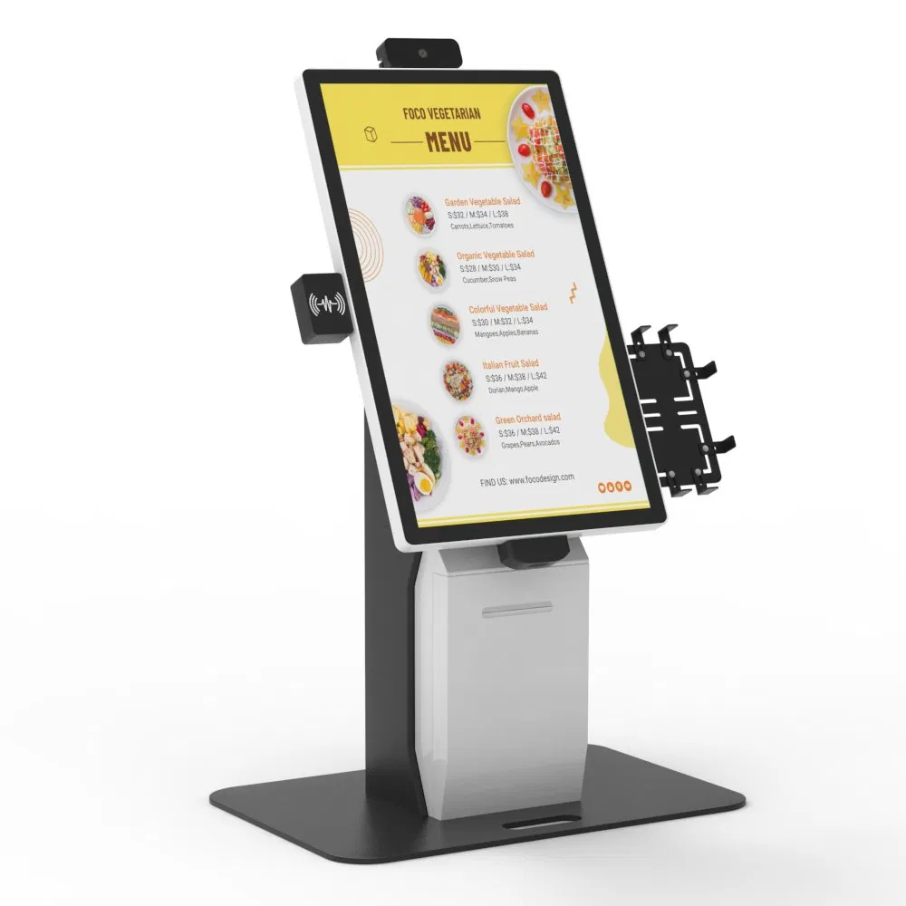 Smart Self Service Kiosk Machine for Restaurant Retail Hotel - All-in-One Touch Screen Terminal