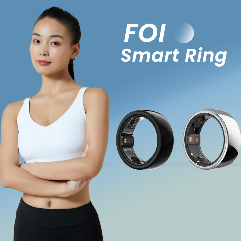 Smart Rings Fitness Tracker with APP Wireless Charger for Men Women Health Tracker with Heart Rate Monitors Step Tracker Activity Sleep Monitor Smart Ring