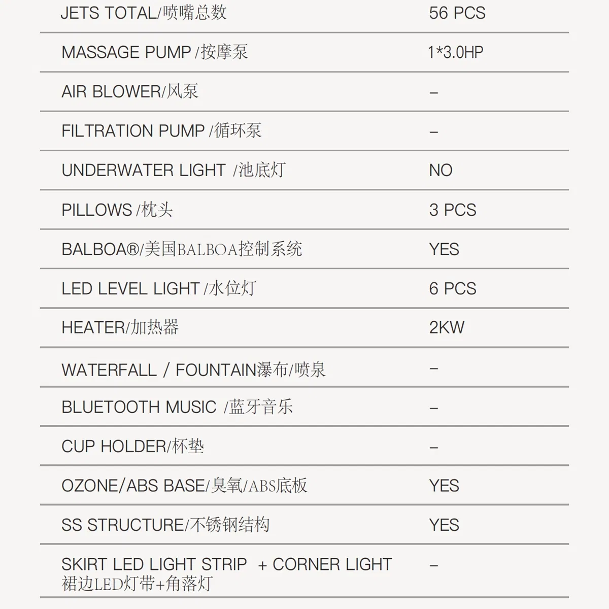 Горячая ванна SPA на 4 персоны, уличная