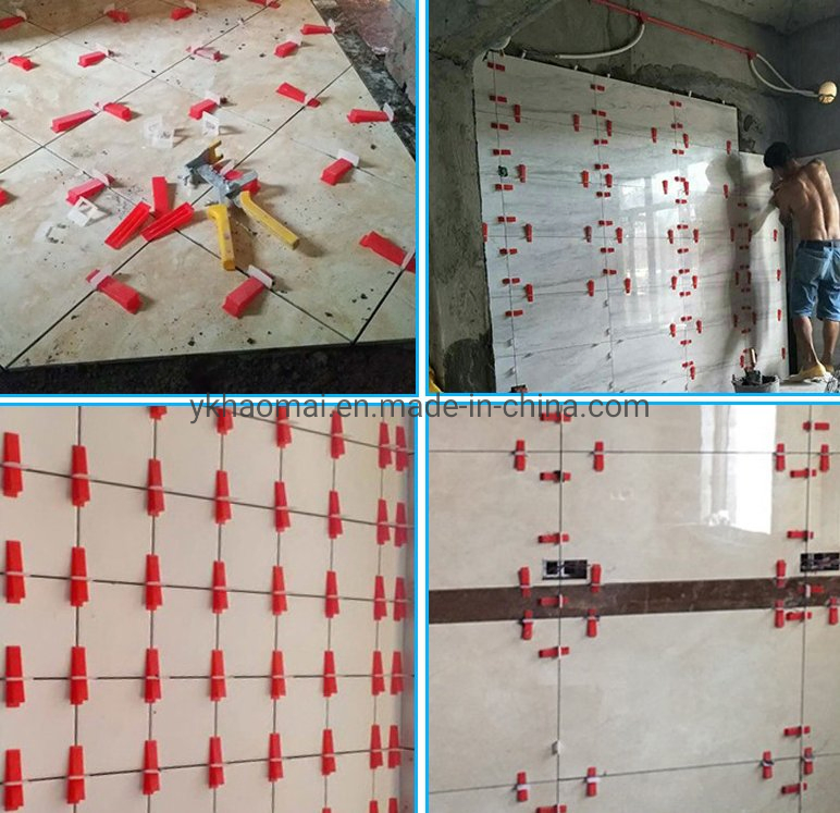 Newest Good Selling Tile Leveler 1.0mm/1.5mm/2.0mm/3mm Quick Installation Clip Plastic Spacer Tile Leveling System