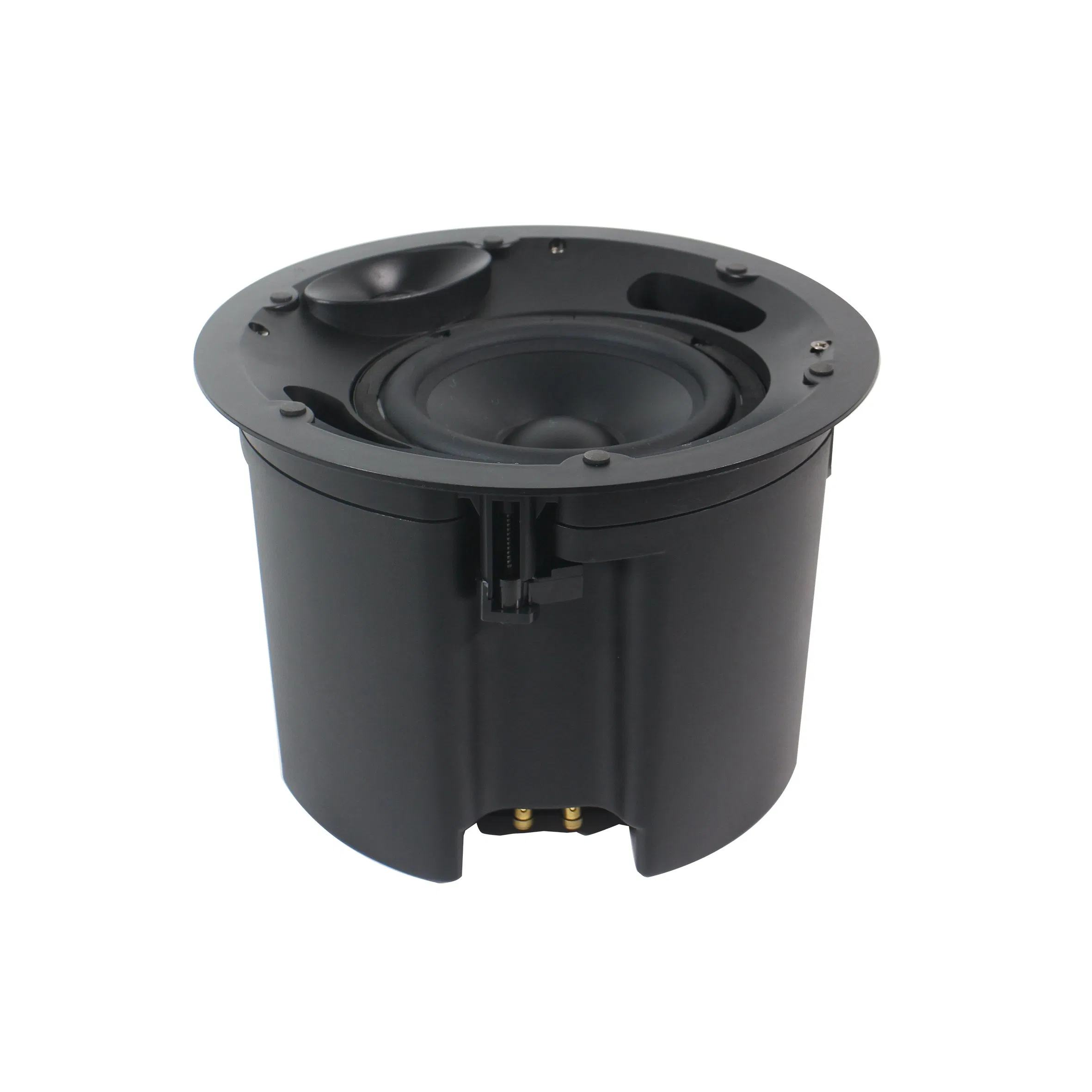 Passive 2 Way 6.5 Inch Rimless Hi Fi ABS Ceiling Speaker with Crossover PA in Ceiling Hanging Speaker