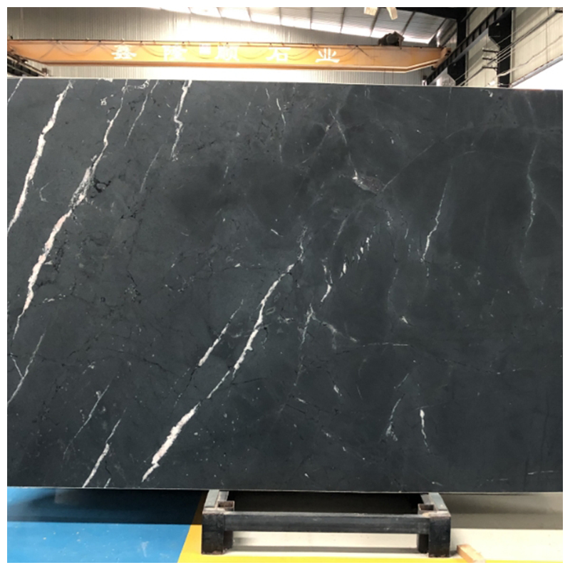 Brazilian Negresco Black Leathered Quartzite Slabs