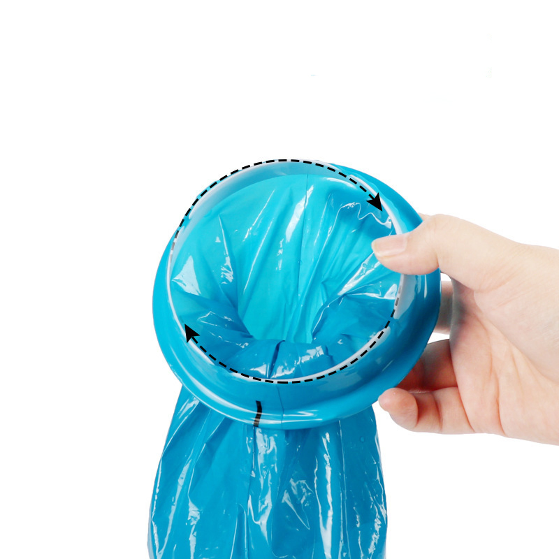 PE Blue Waste Disposal Barf Bags Emesis Disposable Vomit Aircraft Car Sickness
