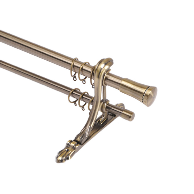 Window Hardware Accessories Brackets Thickened Aluminium Silent Roman Curtain Rod
