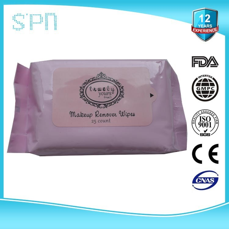 Special Nonwovens Travel Pack Promotional Disposable Non-Irritant Natural Disinfect Soft Eye and Face Makeup Remover Wet Wipe