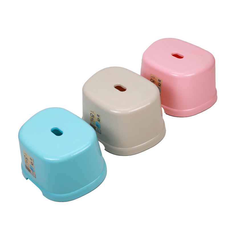 Kids Plastic Stool Chair Kindergarten Dining Portable Seat Children Furniture