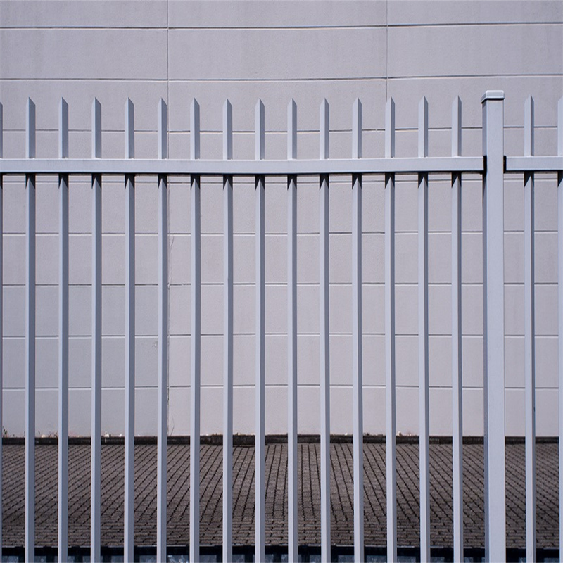 Factory Supply Spear Top Steel Metal Square Tubular Fence Design