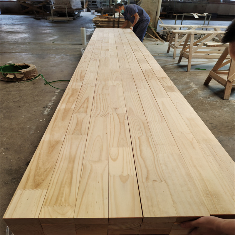 Solid Wood Board 1220X2440mm Wood Finger Jointed Board Pine Finger Joint Board for Furniture