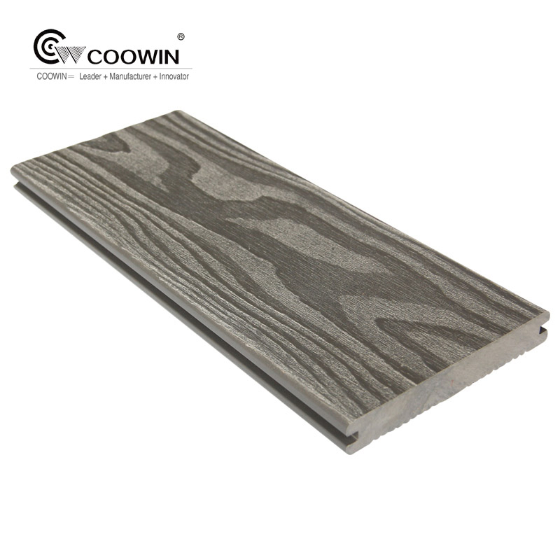Premium 3D Embossed WPC Decking with Superior Frost Resistance