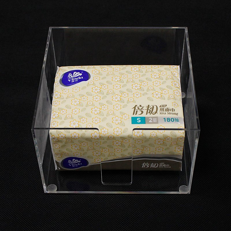 Acrylic Guest Towel Holder Tray Bathroom Paper Hand Towels Holder Bathroom Accessories