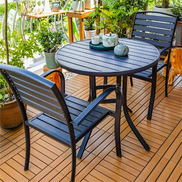 Садовая мебель пластиковые стулья алюминиевые столы патио