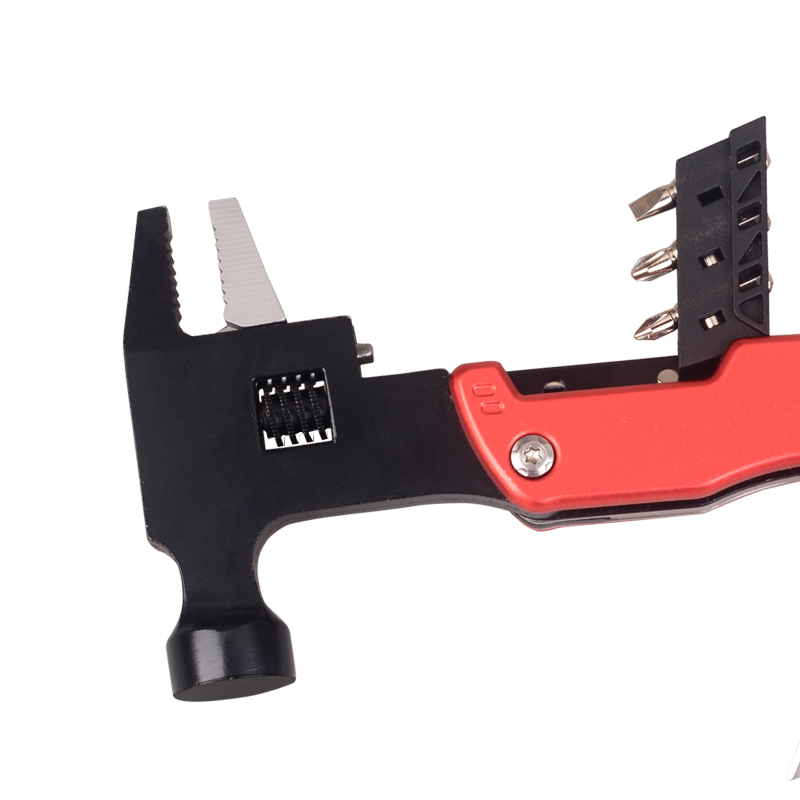 Multi Function Hammer with Anodized Alunimum Handle (#8571)