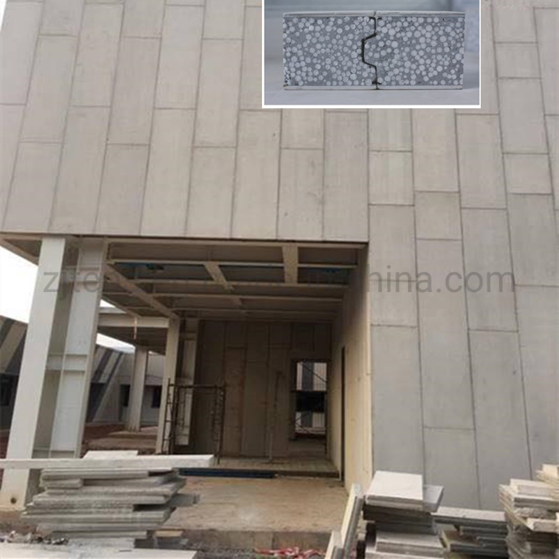 180min Fire Rated EPS Cement Sandwich Panel Internal House Wall for Precast Concrete House Farmhouse