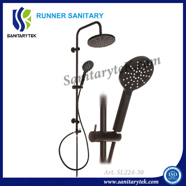 Matte Black Bathroom Shower Head Hand Shower Set