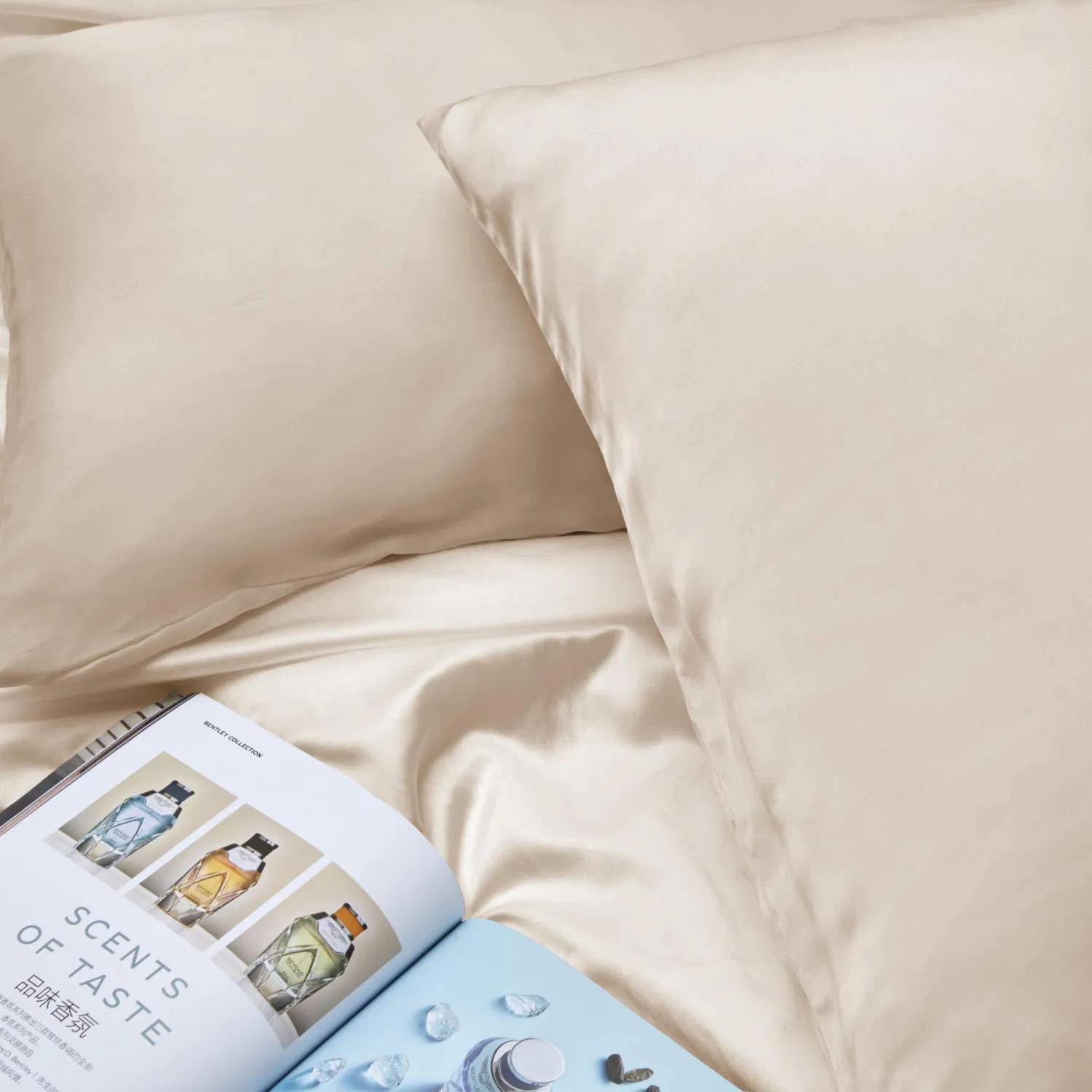 19mm Custom Logo Pure 100% Mulberry Silk Pillow Case Mulberry Silk Pillowcase 25 Momme