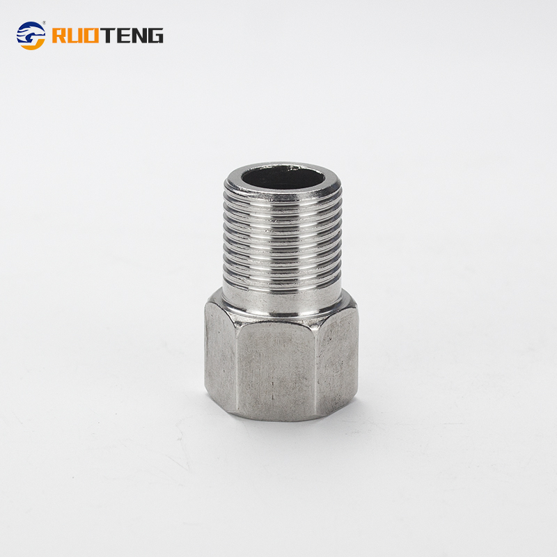 [Ruoteng] Stainless Steel Inner and Outer Joint Long Type Hex Reducer Nipple