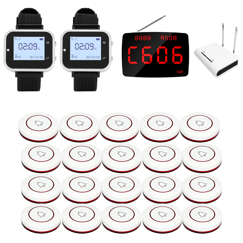 Catel New Wireless Restaurant Pager System with Host & Signal Booster