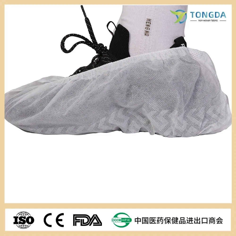 High Quality Good Price Disposable Footwear Medical Supply Shoe Cover, CPE Shoe Cover