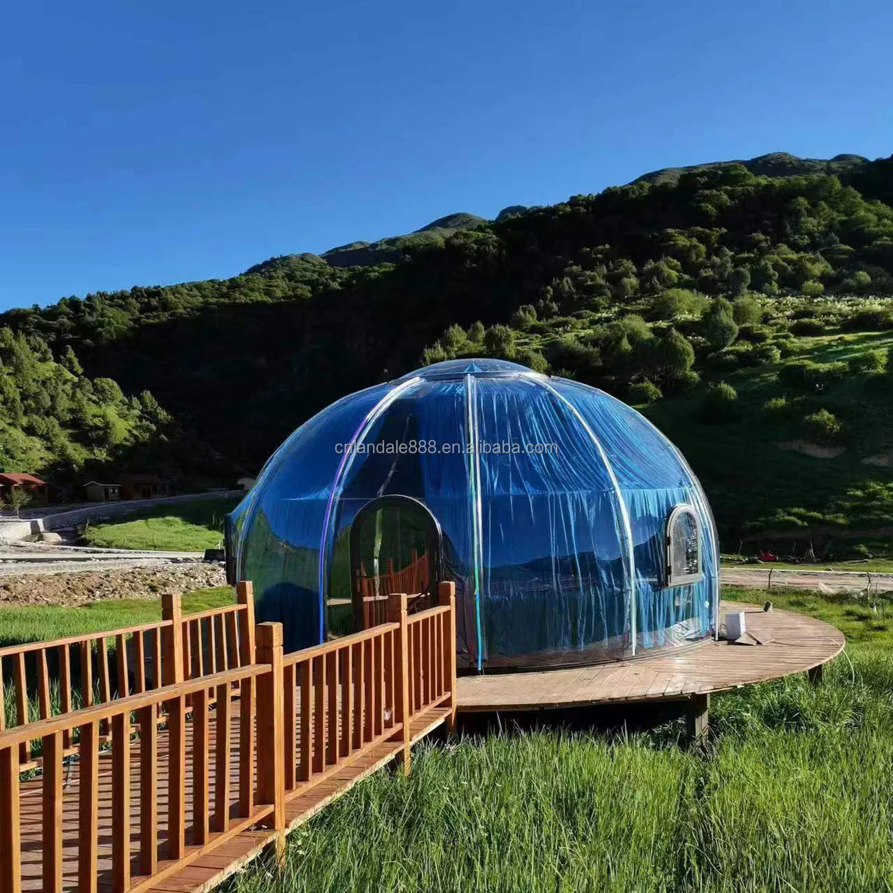Scenic Camp Arc Tent House Transparent Room View House