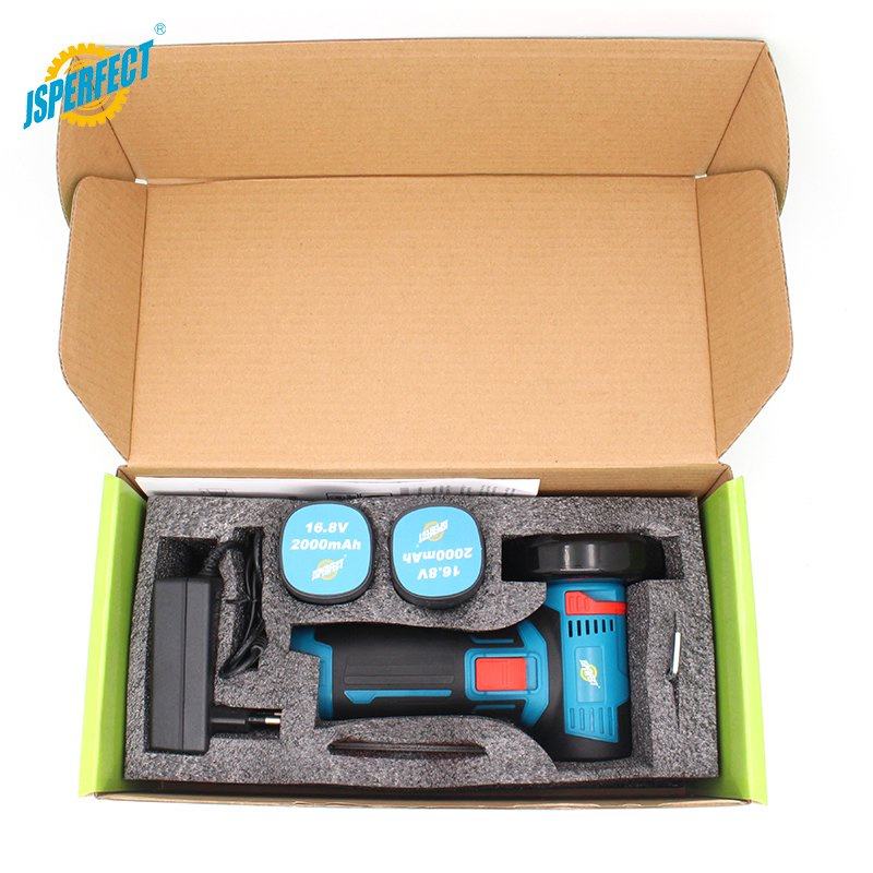 16.8V Brushless Motor Polisher Cutting Machine Battery Mini Grinder for Woodworking and Gardening