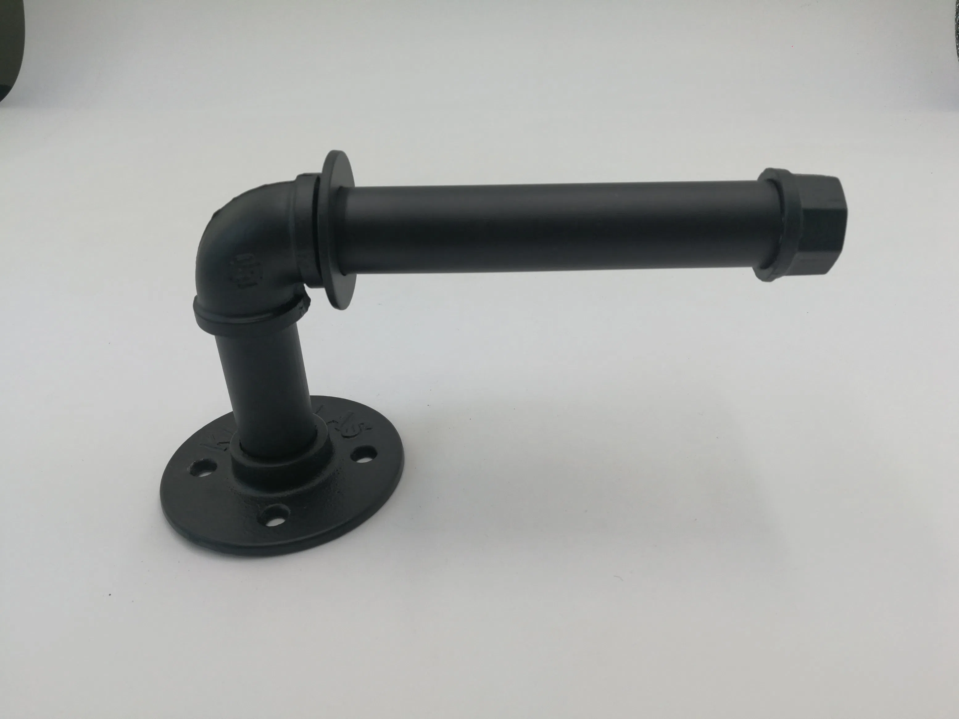 Настенный крючок для одежды в индустриальном стиле, черный