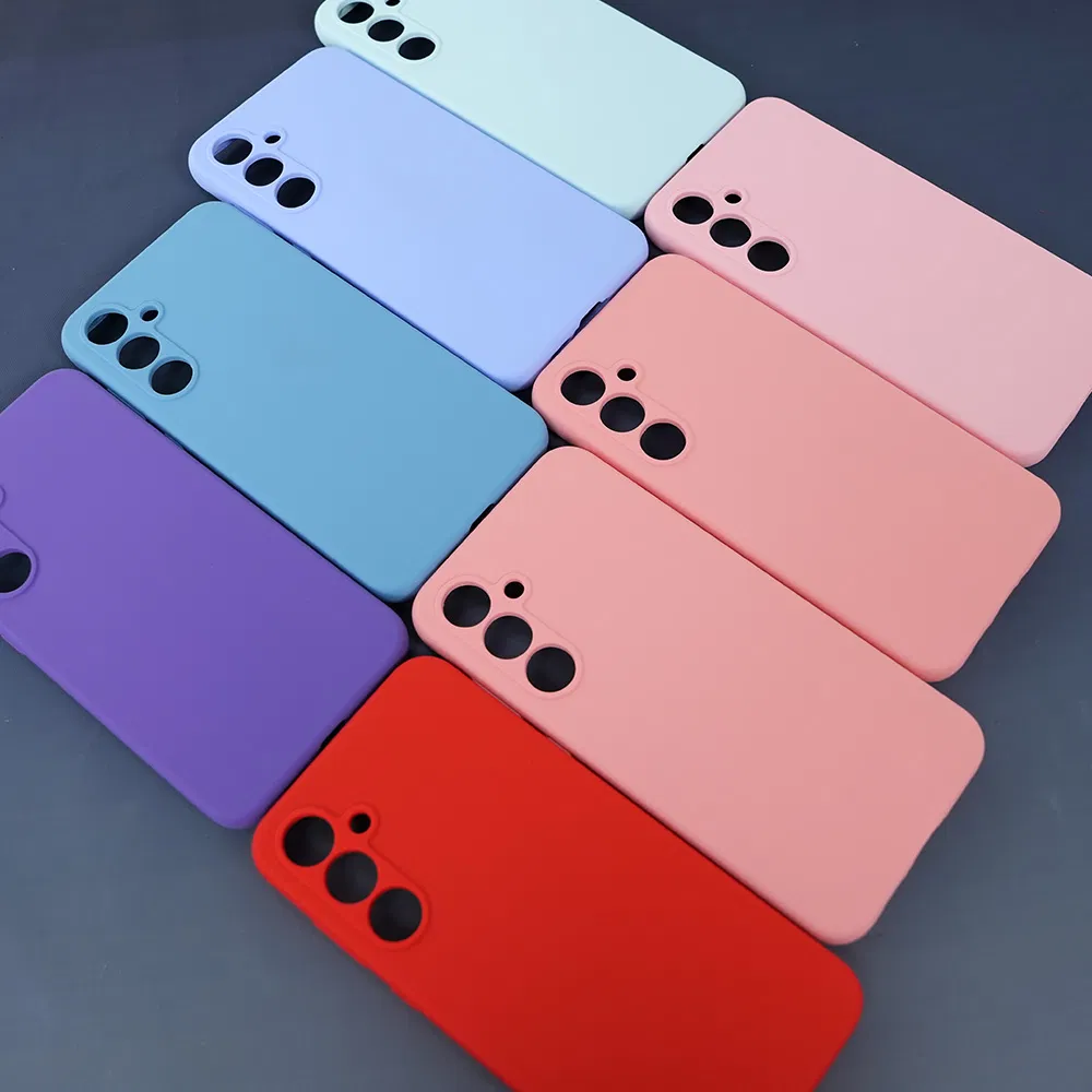 Чехол Samsung A55 Liquid Silicone, ударопрочный