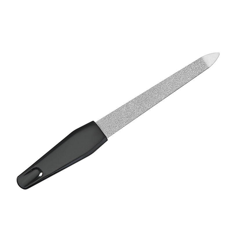 Cheaper Professional Metal Small Nail File with Plastic Handle for Baby Using