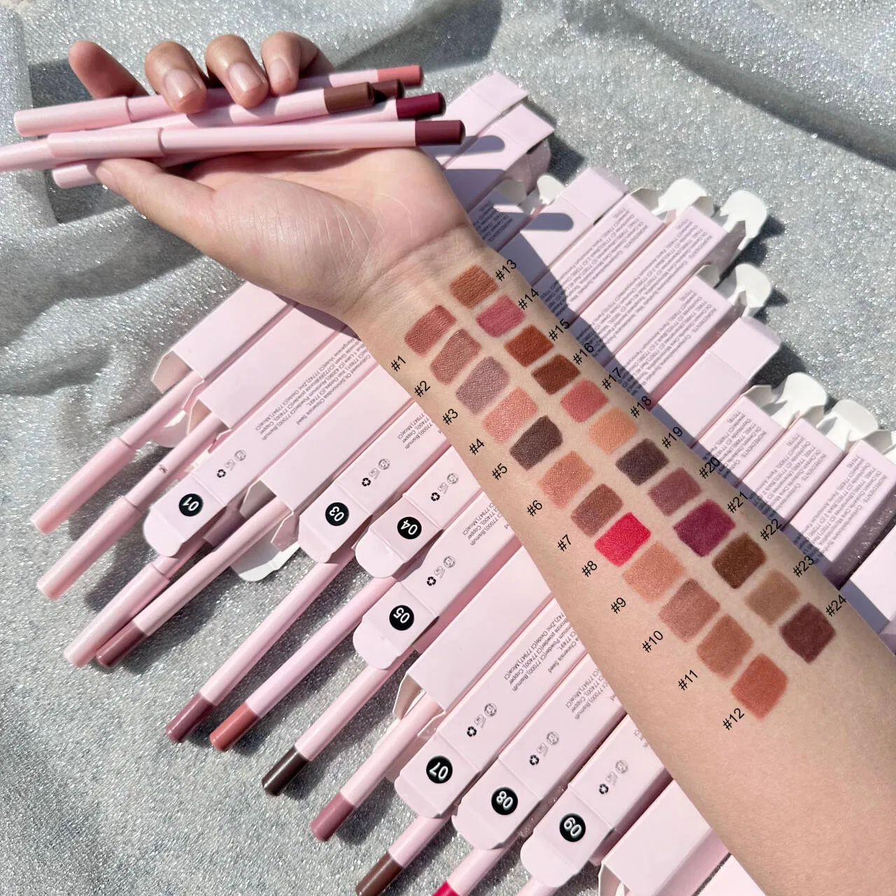Customize Lip Liner Highly Pigmented Natural Private Label Wholesale Lipliner Lip Pencil