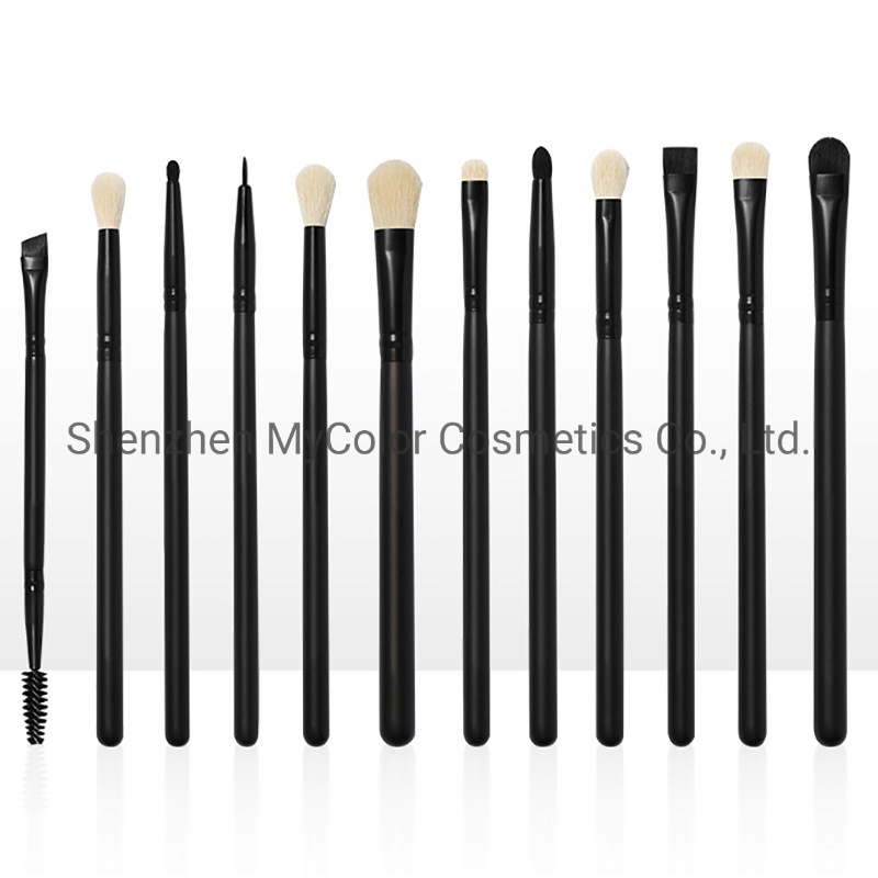New High Quality 12PCS Eyeshadow Makeup Brushes Eyebrow Professional Eyes Makeup Brushes Set