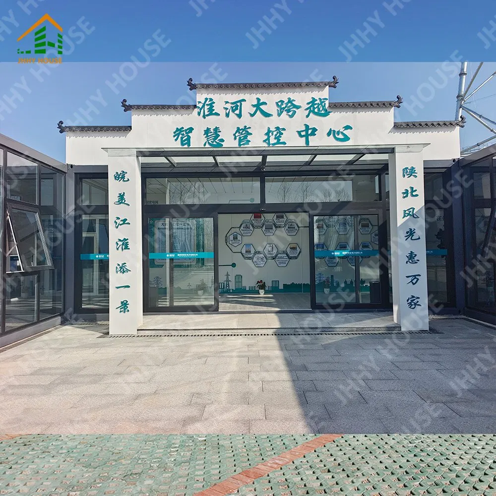 Direct Sales Flat Pack Container House State Grid Project Successful Showcase Prefab House