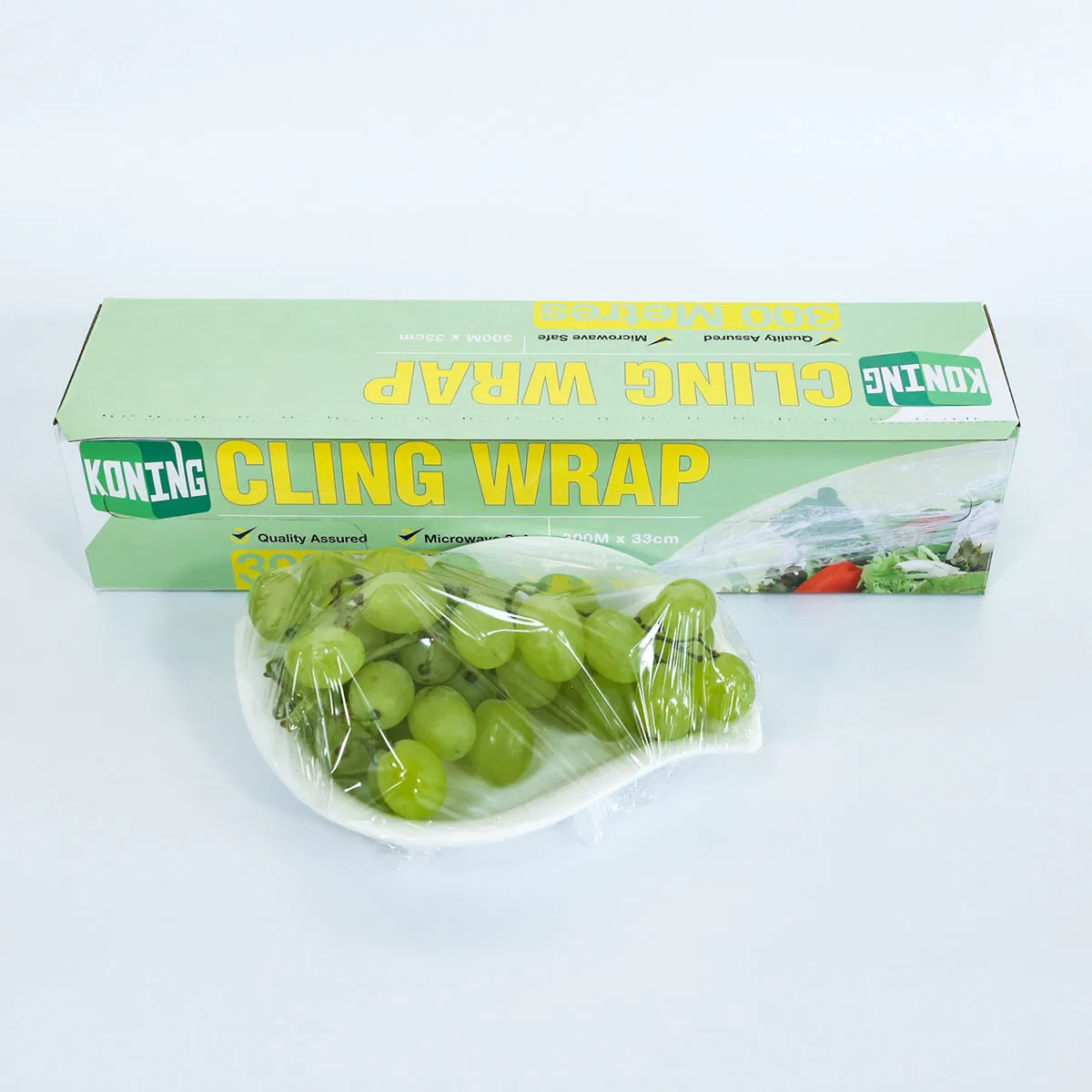 Wholesale OEM Food Packing Stretch PVC Food Cling Wrap Film Food Grade Jumbo Roll