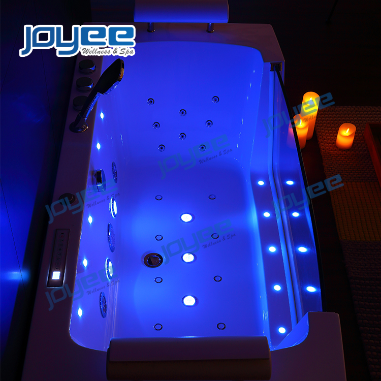 Угловая гидромассажная ванна Joyee с подсветкой