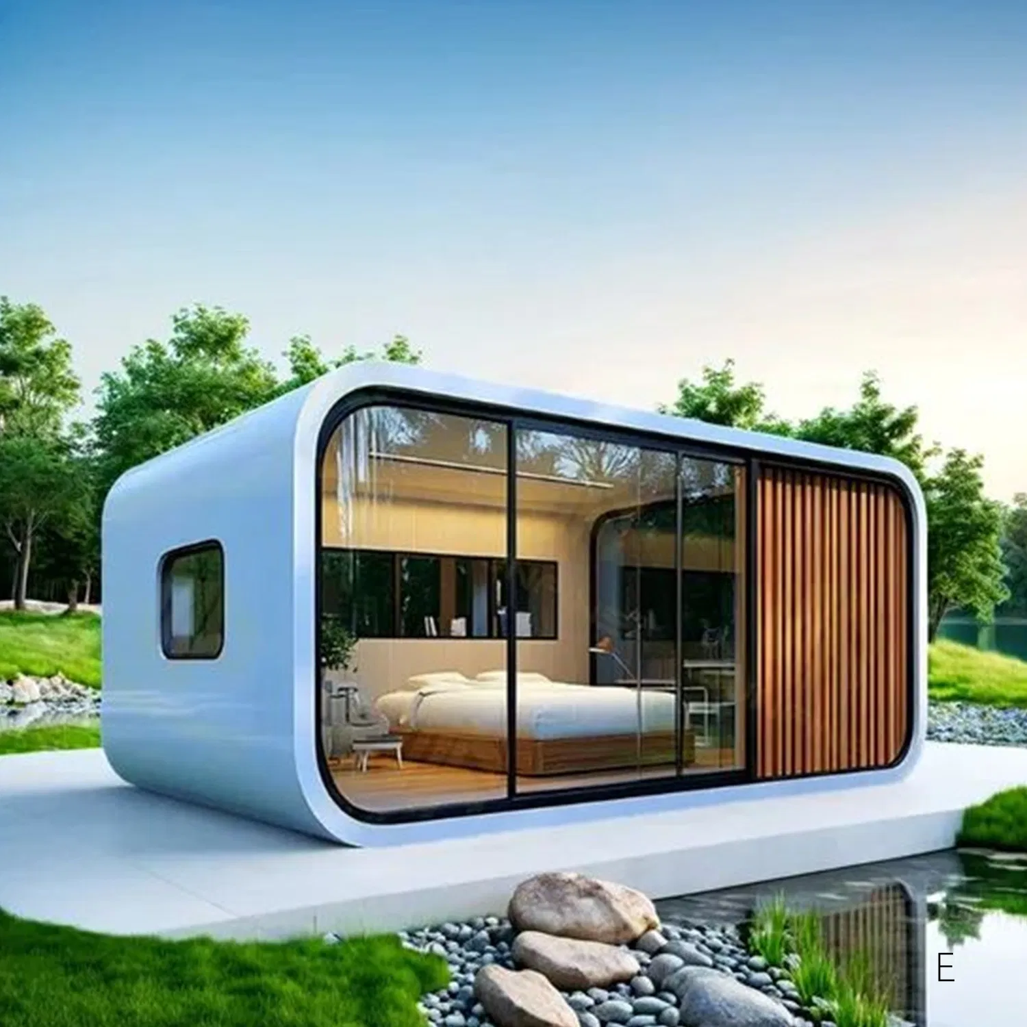 Good Sale Prefab House Apple Cabin Luxury Hotel Cabin Customized Detachable Office Pod Apple Homes