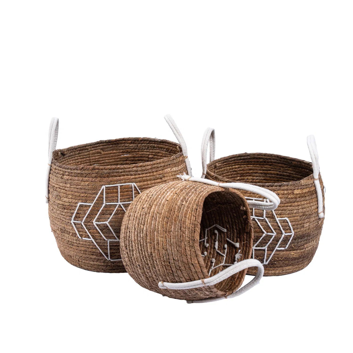 Wholesale Custom Banana Leaf Storage Baskets for Clothing Toys Organizer